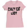 crazy cat lady Ladies Fitted T-Shirt