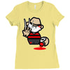 nightmare freddy krueger robert englund horror Ladies Fitted T-Shirt