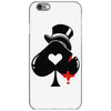poker hat ace of spades iPhone 6/6s Case