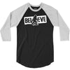 believe big foot sasquatch bigfoot 3/4 Sleeve Shirt