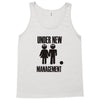 under new management stag night wedding mens Tank Top
