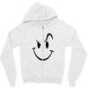 evil acid house smiley smily face mens t shirt Zipper Hoodie