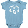 This Girl Loves Pug Baby Onesie