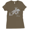 banksy fallen angel Ladies Fitted T-Shirt