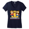 doughboys logo Women's V-Neck T-Shirt