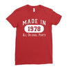 40th birthday gifts made 1978 all original parts Ladies Fitted T-Shirt