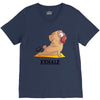 yoga pug exhale V-Neck Tee