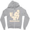heimschei&szlig;er funny Zipper Hoodie