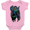polygonal owl Baby Onesie