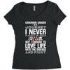 carcinoid cancer is a journey i never planed or asked for but i choose Women's Triblend Scoop T-shirt