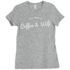 coffee and internet Ladies Fitted T-Shirt