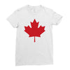 canada international baseball Ladies Fitted T-Shirt