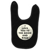 I Love You To The Moon And Back Baby Bibs