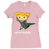 what's in his briefqueso Ladies Fitted T-Shirt