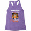 My Favorite People Call Me Papa Racerback Tank