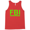 mens fbi print casual slim Tank Top