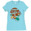 saved by the shell Ladies Fitted T-Shirt