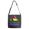 Totally Straight Lgbt Unicorn Adjustable Strap Totes