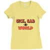 sick sad world Ladies Fitted T-Shirt
