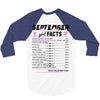 September Girl Facts Virgo 3/4 Sleeve Shirt