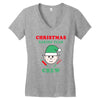christmas baking team crew elf Women's V-Neck T-Shirt