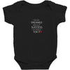 i never Baby Bodysuit