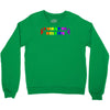 unicorns,i want to believe,fantasy,mythical,unicorns Crewneck Sweatshirt
