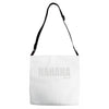 hahaha fu%k you Adjustable Strap Totes