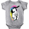 rainbow girl Baby Onesie
