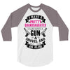 I Have A Pretty Granddaughter Gun A Shovel And An Alibi 3/4 Sleeve Shirt