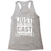 Just One More Cast I Promise Racerback Tank