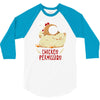chicken permission 3/4 Sleeve Shirt
