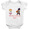 you have stolen my heart 2 Baby Onesie