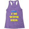 i am with her Racerback Tank