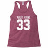 polk high Racerback Tank