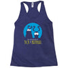 tick and arthur Racerback Tank