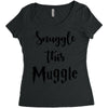 Snuggle this Muggle Women's Triblend Scoop T-shirt
