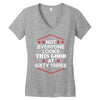 not everyone looks this good at sixty three Women's V-Neck T-Shirt