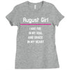August Girl Ladies Fitted T-Shirt