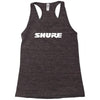 shure logo Racerback Tank