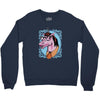 unicorn nerd graphic Crewneck Sweatshirt