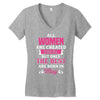 All Women Are Created Equal But Only The Best Are Born In May Women's V-Neck T-Shirt