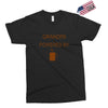 grandpa powered by coffee Exclusive T-shirt