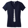 piano tie Women's V-Neck T-Shirt
