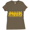 jake paulers yellow Ladies Fitted T-Shirt