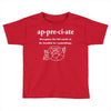 Appreciate Toddler T-shirt