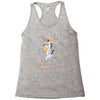 Unicorns are born in July Racerback Tank