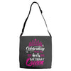 Celebrating With the 4th Birthday Queen Adjustable Strap Totes