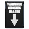 warning choking hazard printed iPad Mini