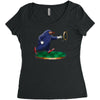 niffler the hedgehog Women's Triblend Scoop T-shirt